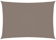 tópszínű téglalap alakú oxford-szövet napvitorla 3 x 5 m