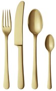 Evőeszközök COPENHAGEN, matt arany, 4 db - Georg Jensen