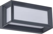 Brilagi - PARKER LED kültéri fali lámpatest érzékelővel, 12W/230V, antracit, IP44