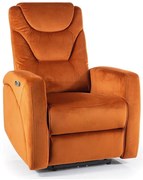 Kronos Velvet állítható fotel, narancssárga