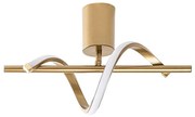 Aranyszínű LED mennyezeti lámpa 7x41 cm Likma – Opviq lights