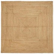 Szőnyeg Bézs 200 x 200 cm Juta