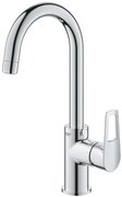 Magas mosdó csaptelep GROHE BauLoop leeresztőszeleppel króm 23763001