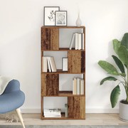 Tárolóegység Régi fa MDF 60 x 24 x 124 cm Tárolóegység