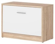 Cipőtároló (cipősszekrény) Nepo Plus 31 (szonoma tölgy + fehér) . Akció -30%. 1098417