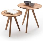 VEYLOR dohányzóasztal 2 darabos szett – tölgy