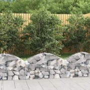 íves horganyzott vas gabion kosár 100x30x40/60 cm