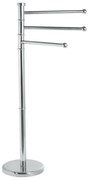 Aqualine Aqualine - Állvány törölközőtartóval SAMBA 85,5 cm rozsdamentes/fényezett króm SH0132