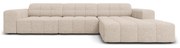 Bézs sarokkanapé (jobb oldali) Chicago – Cosmopolitan Design