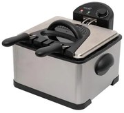 Home HGOLS4 olajsütő, 2000 W, max. 6 literes olajtartály, rozsdamentes készülékház, 3 sütőkosár