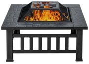 3 az 1-ben tűzrakóhely szikrahálóval