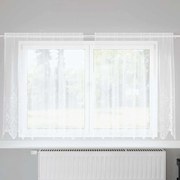 Függönyök függönyökkel Fehér 200 x 140 cm Poliészter