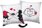 Disney Minnie, Mickey Love párna, díszpárna 40x40 cm