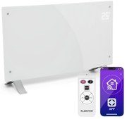 Klarstein Bornholm Curved Smart, konvektor, 2000 W, vezérlés applikáción keresztül, fehér