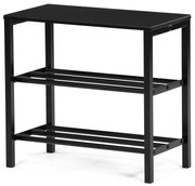 Cipősszekrény 83168-42 BK, fém, fekete