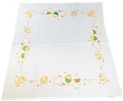 Húsvéti terítő Csirke sárga 85x85cm TiaHome