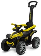 Baby Mix Mega Prime EVA gyerek futóbicikli vezetőrúddal, sárga