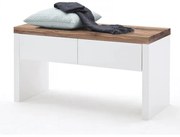 Romina fiókos pad matt fehér színű MDF-ből 91 x 48 x 38 cm