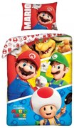 Super Mario Bros ágyneműhuzat 140×200cm, 70×90 cm