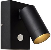 Lucide 09831/01/30 - Kültéri lámpatest érzékelővel TAYLOR 1xGU10/50W/230V IP54