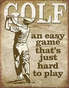 Fém tábla Golf - Easy Game