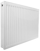 Invena CV11, panelradiátor 400X500 szelepbetéttel és fali konzolokkal, 307 W, jobb alsó vagy oldalsó csatlakozás, fehér, INV-UG-94-504-KPL