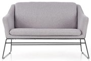 Kétüléses Soft II XL, szürke / fekete