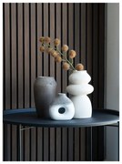 Krémszínű agyagkerámia váza (magasság 26,5 cm) – House Nordic