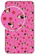 Disney Minnie Hearts gumis lepedő 90x200 cm