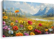 Kép - Festett táj (90x60 cm)