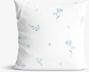 Goldea pamut párnahuzat - nefelejcsek 40 x 40 cm