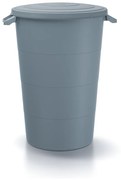 Kerti műanyag tartály füllel, 160 l, szürke
