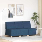 Karfa Nélküli Modularis Kanapé Egység 3 pcs Kék 55 x 74 x 82 cm
