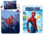 Pókember gyerek, ovis ágyneműhuzat és polár takaró szett (Spider Hero City)