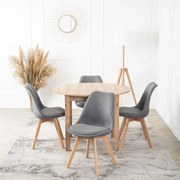 Szürke Szövet Étkezőszék NEVEL