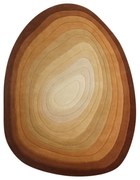 Téglavörös gyapjú szőnyeg 200x290 cm Puddle Ombre Wool – Flair Rugs