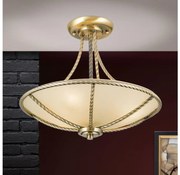 Orion DL 7-568/3 - Csillár rúdon MAURO 3xE27/60W/230V átm. 42 cm bronz