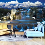 Fotótapéta - Kék vízesés (152,5x104 cm)