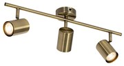 Modern spotlámpa bronz dönthető 3-lámpás - Jeana