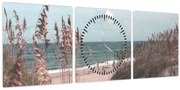 Kép - Rózsaszín strand (órával) (90x30 cm)