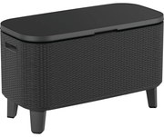 Műanyag kerti asztal jégtartóval 83.5x40 cm Bevy – Keter