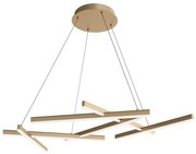 Maytoni MOD016PL-L75MG3K - LED Csillár zsinóron LINE LED/79W/230V arany