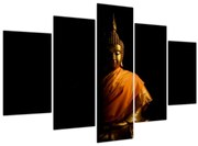 Kép - Arany Buddha szobor (150x105 cm)