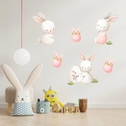 PIPPER. Textil falmatrica "Húsvéti nyuszik"