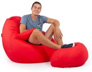 Piros ALL IN Kültéri XXL Babzsákfotel Garnitúra