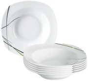 Orion Mély tányér GREEN, 6 db