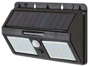 Rábalux Ostrava 7881 napelemes, mozgásérzékelős falilámpa, 2,4W LED, 4000K, 225 lm, IP44