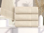 CLARYSSE ELEGANCE törölköző 60x110 cm krémszínű, 100% pamut