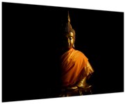 Kép - Arany Buddha szobor (90x60 cm)