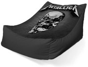 Lounge babzsák Metallica szürke koponya, szürke